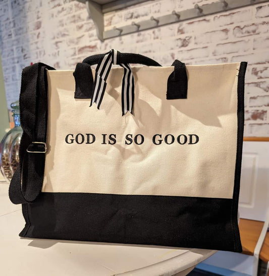God is so good tote bag